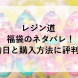 レジン道福袋2026のネタバレ！予約日と購入方法に評判も！