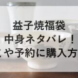 益子焼福袋2026の中身ネタバレ！口コミや予約に購入方法も！