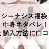 ジーナシス福袋2026の中身ネタバレ！予約と購入方法に口コミも！