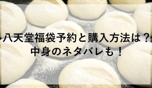 八天堂福袋2026の予約と購入方法は？中身のネタバレも！